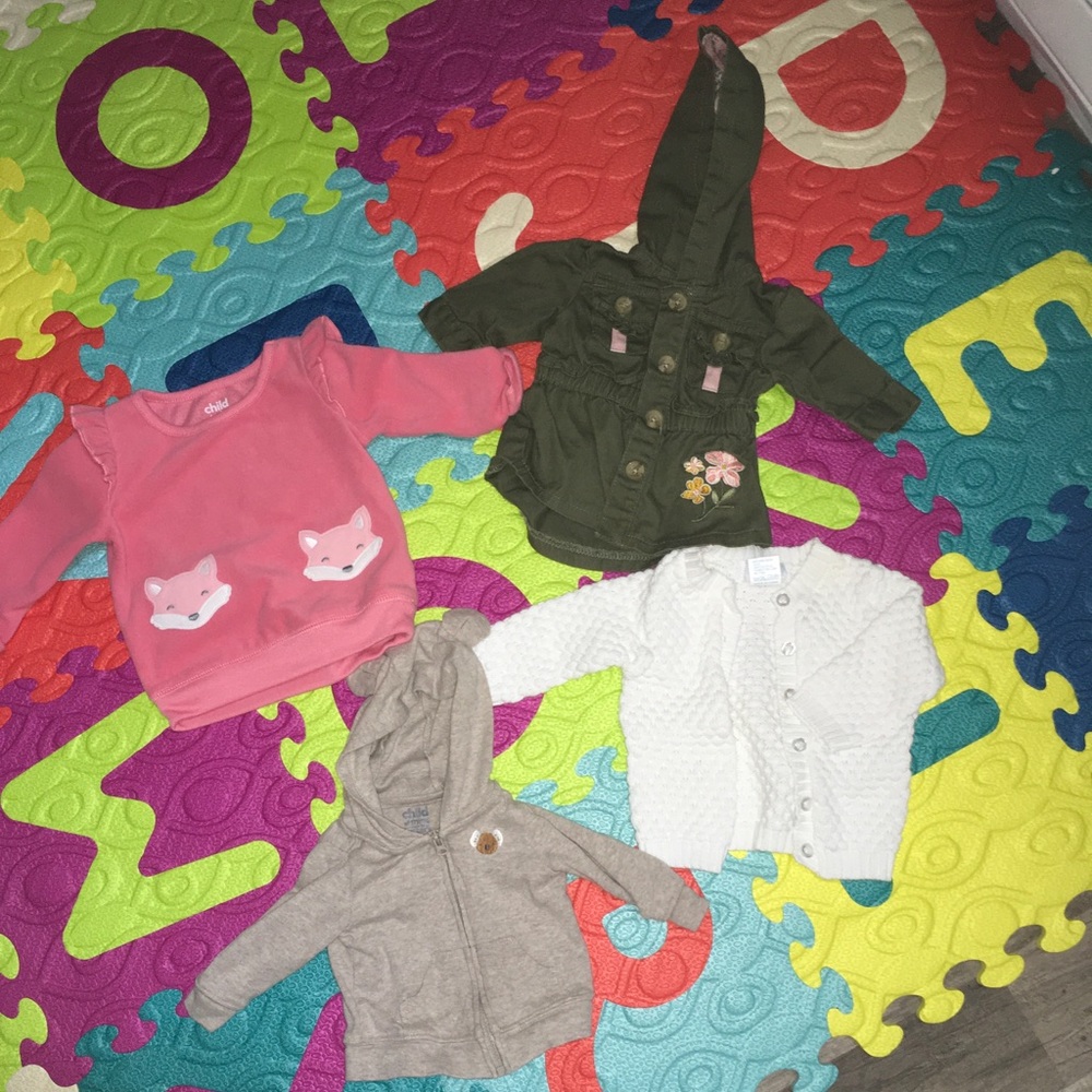 Baby jackets newborn 0-3 months 3 months all 4